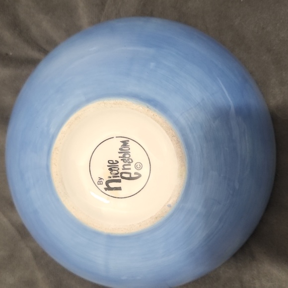 Nicole Engblom-Ceramic Pig LOVE Hearts Cereal Bowl 6" - Picture 2 of 2